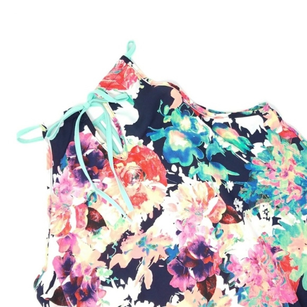 Summer Floral print dress, Medium - Picture 4 of 4